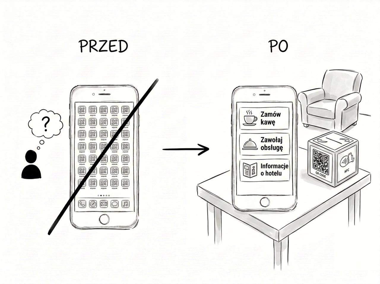 Troska o gościa zamiast technologii w LinkHo